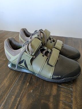 Reebok Legacy Lifter CN1003 Green Camo Heel